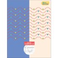 Foto ilustrativa Caderno Pauta Ampliada Brochura Capa Dura Tilibra Neuro 80 Folhas