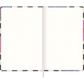 Foto ilustrativa Caderno Pontilhado Costurado Capa Dura Fitto G Check Pop 90 Gramas 80 Folhas