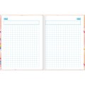 Foto ilustrativa Caderno Quadriculado 1x1 cm Brochura Capa Dura Blink 40 Folhas