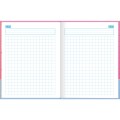 Foto ilustrativa Caderno Quadriculado 1x1 cm Brochura Capa Dura Capyclub 40 Folhas