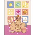 Foto ilustrativa Caderno Quadriculado 1x1 cm Brochura Capa Dura Capyclub 40 Folhas