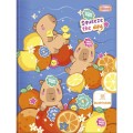 Foto ilustrativa Caderno Quadriculado 1x1 cm Brochura Capa Dura Capyclub 40 Folhas