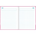 Foto ilustrativa Caderno Quadriculado 1x1 cm Brochura Capa Dura Jolie 40 Folhas