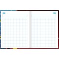 Foto ilustrativa Caderno Quadriculado 1x1 cm Brochura Capa Dura Universitário Sonic 40 Folhas