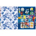 Foto ilustrativa Caderno Quadriculado 1x1 cm Brochura Capa Dura Universitário Sonic 40 Folhas