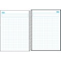 Foto ilustrativa Caderno Quadriculado 1x1 cm Espiral Capa Dura Universitário Spice 80 Folhas