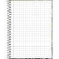 Foto ilustrativa Caderno Quadriculado 1x1 cm Espiral Capa Dura Universitário Zoom+ 96 Folhas