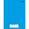 Foto ilustrativa Caderno Quadriculado 1x1cm Brochura Capa Dura D+ Azul 96 Folhas