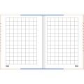 Foto ilustrativa Caderno Quadriculado 2X2 cm Brochura Capa Dura Tilibra Neuro 40 Folhas