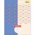 Foto ilustrativa Caderno Quadriculado 2X2 cm Brochura Capa Dura Tilibra Neuro 40 Folhas