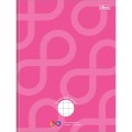 Foto ilustrativa Caderno Quadriculado 2X2 cm Brochura Capa Dura Tilibra Neuro 40 Folhas
