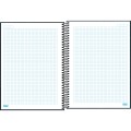 Foto ilustrativa Caderno Quadriculado 5x5 mm Espiral Capa Dura Universitário Zip 96 Folhas
