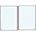 Foto ilustrativa Caderno Quadriculado 5x5 mm Espiral Capa Dura Universitário Zip 96 Folhas