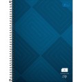 Foto ilustrativa Caderno Quadriculado 5x5 mm Espiral Capa Dura Universitário Zip 96 Folhas