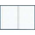 Foto ilustrativa Caderno Quadriculado 7x7 mm Brochura Capa Dura 1/4 Zip 96 Folhas