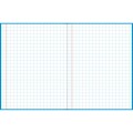 Foto ilustrativa Caderno Quadriculado 7x7 mm Brochura Capa Dura D+ Azul 96 Folhas