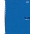 Foto ilustrativa Caderno Quadriculado 7x7 mm Espiral Capa Dura Universitário Lunix 80 Folhas