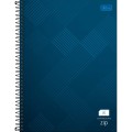 Foto ilustrativa Caderno Quadriculado 7x7 mm Espiral Capa Dura Universitário Zip 80 Folhas