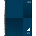 Foto ilustrativa Caderno Quadriculado 7x7 mm Espiral Capa Dura Universitário Zip 80 Folhas