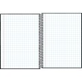 Foto ilustrativa Caderno Quadriculado 7x7 mm Espiral Capa Dura Universitário Zip 96 Folhas