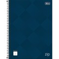 Foto ilustrativa Caderno Quadriculado 7x7 mm Espiral Capa Dura Universitário Zip 96 Folhas