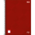 Foto ilustrativa Caderno Quadriculado 7x7 mm Espiral Capa Dura Universitário Zip 96 Folhas