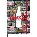 Foto ilustrativa Caderno Sem Pauta Costurado Capa Dura Fitto G Coca-Cola 80 Folhas
