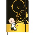 Foto ilustrativa Caderno Sem Pauta Costurado Capa Dura Fitto G Snoopy 80 Folhas