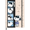 Foto ilustrativa Caderno Sem Pauta Costurado Capa Dura Fitto G Snoopy 80 Folhas