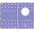 Foto ilustrativa Caderno sem Pauta Costurado Capa Dura Fitto G Trend Floral 90 gramas 80 Folhas