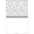Foto ilustrativa Caderno Sketchbook Espiral Capa Dura A4 Rafa Tuma 150 G 50 Folhas