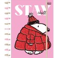 Foto ilustrativa Caderno Tilidisco Capa Dura Universitário 10 Matérias Snoopy 160 Folhas	