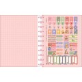 Foto ilustrativa Caderno Tilidisco Universitário 10 Matérias Pooh 160 Folhas