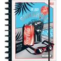 Foto ilustrativa Caderno Tilidisco Universitário Connect 10 Matérias Coca-Cola 160 Folhas