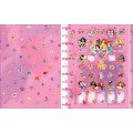 Foto ilustrativa Caderno Tilidisco Universitário Connect 10 Matérias Princesas 160 Folhas