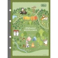 Foto ilustrativa Caderno Tiliflex Colegial Mofusand 80 Folhas.
