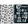 Foto ilustrativa Caderno Universitário Capa Dura 1 Matéria Botafogo 80 Folhas