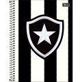 Foto ilustrativa Caderno Universitário Capa Dura 10 Matérias Botafogo 160 Folhas