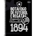 Foto ilustrativa Caderno Universitário Capa Dura 10 Matérias Botafogo 160 Folhas