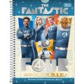 Foto ilustrativa Caderno Universitário Quarteto Fantástico 1 Matérias 80 Folhas