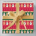 Foto ilustrativa Caixa Papel de Presente Natal 75 Rolos