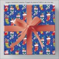 Foto ilustrativa Caixa Papel de Presente Natal 75 Rolos