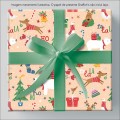 Foto ilustrativa Caixa Papel de Presente Natal 75 Rolos