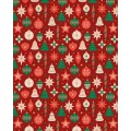 Foto ilustrativa Caixa Papel de Presente Natal 75 Rolos