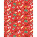 Foto ilustrativa Caixa Papel de Presente Natal 75 Rolos