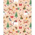 Foto ilustrativa Caixa Papel de Presente Natal 75 Rolos
