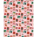Foto ilustrativa Caixa Papel de Presente Natal 75 Rolos