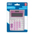 Foto ilustrativa Calculadora de Bolso 12 Dígitos Grande TC04 Rosa