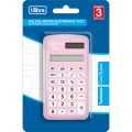 Foto ilustrativa Calculadora de Bolso 8 Dígitos Pequena TC21 Rosa