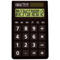 Foto ilustrativa Calculadora de Bolso TC18 Preta - Tilibra